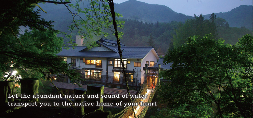 Let the abundant nature and sound of water transport you to the native home of your heart